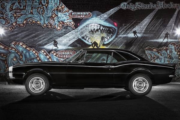 Photograph Michelle Geer San Jose Sharks Camaro Rs on One Eyeland